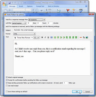 Auto Follow Up for Outlook screenshot